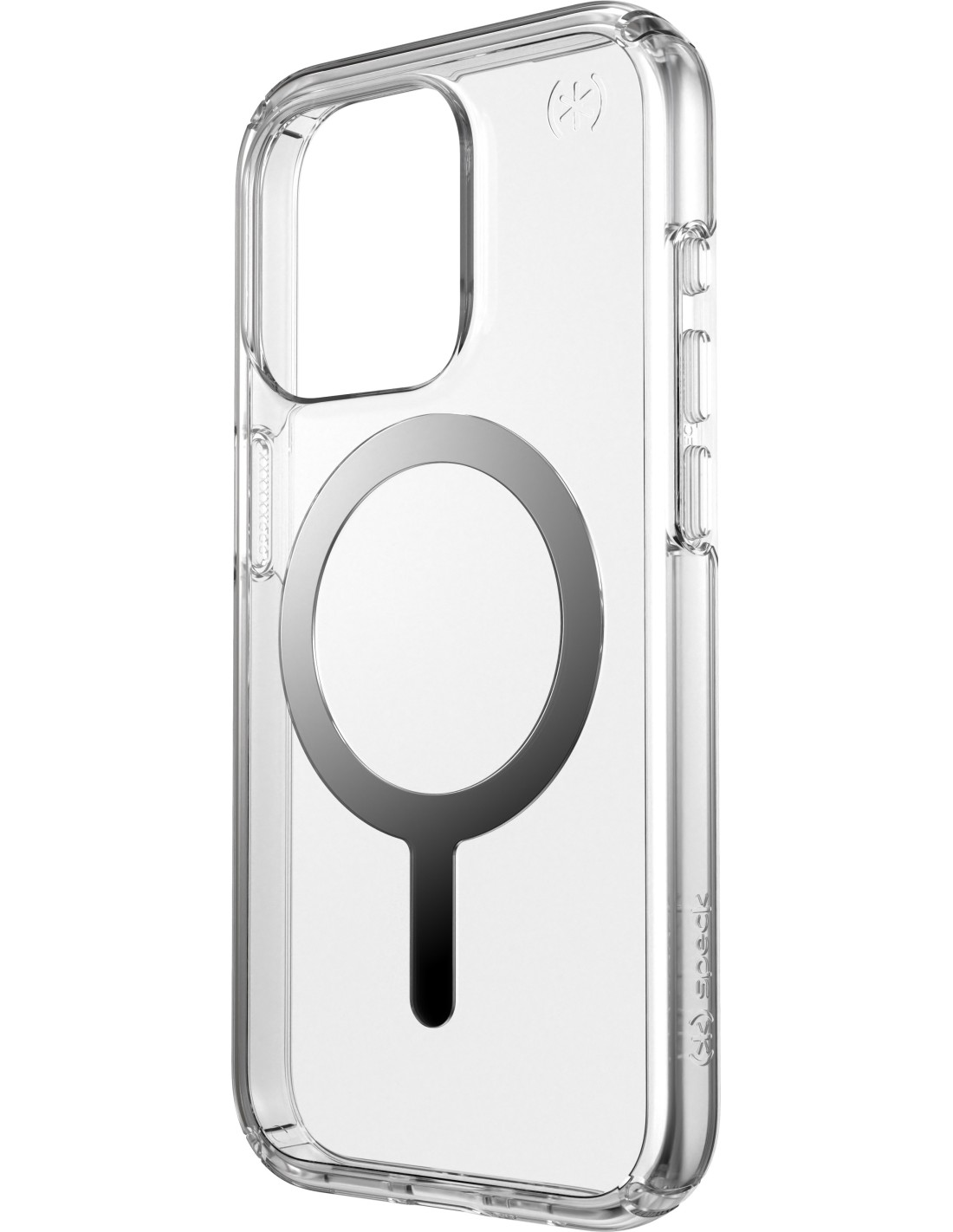 Speck Presidio Perfect Clear + MS Apple iPhone 15 Pro Clear - with Microban
