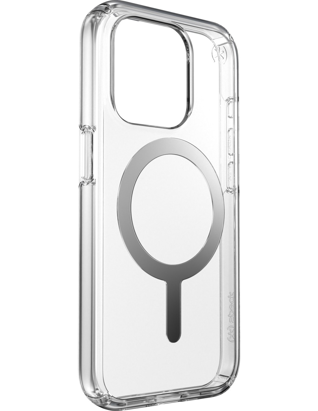 Speck Presidio Perfect Clear + MS Apple iPhone 15 Pro Clear - with Microban