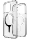 Speck Presidio Perfect Clear + MS Apple iPhone 15 Pro Clear - with Microban