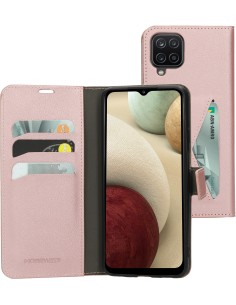 Mobiparts Classic Wallet Case Samsung Galaxy A12 (2021) Pink