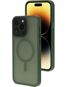 Mobiparts Hardcover Apple iPhone 14 Pro Max Satin Green  (Magsafe Compatible)
