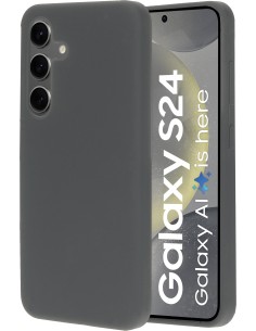 Mobiparts Silicone Cover Samsung Galaxy S24 Urban Grey