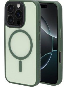 Mobiparts Hardcover Apple iPhone 16 Pro Satin Green (Magsafe Compatible)