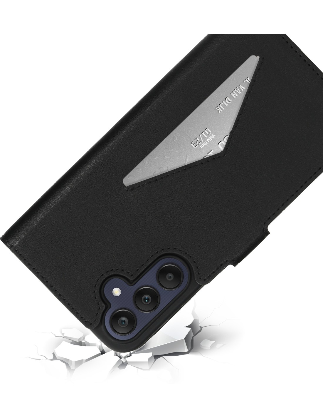 Mobiparts Classic Wallet Case Samsung Galaxy A25 Black
