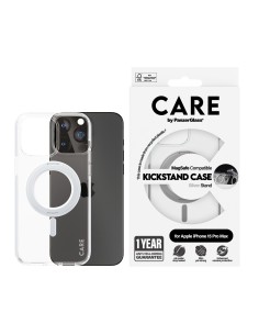 CARE by PanzerGlass Feature Case Transparent w. Silver Kickstand & MagSafe iPhone15 Pro Max 2