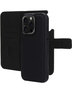 Mobiparts Leather 2 in 1 Wallet Case Apple iPhone 16 Pro Black