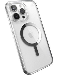 Speck Presidio Perfect Clear + MS Apple iPhone 15 Pro Max Clear - with Microban