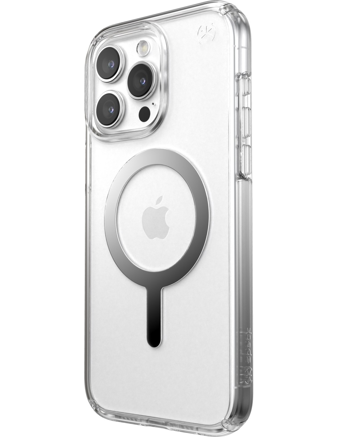 Speck Presidio Perfect Clear + MS Apple iPhone 15 Pro Max Clear - with Microban