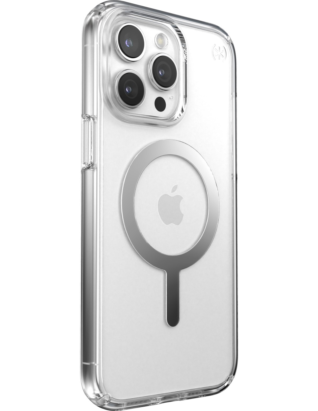 Speck Presidio Perfect Clear + MS Apple iPhone 15 Pro Max Clear - with Microban