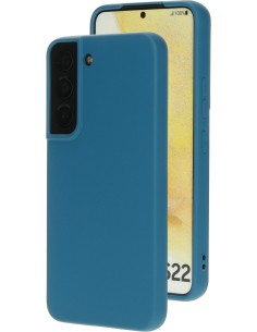 Mobiparts Silicone Cover Samsung Galaxy S22 Blueberry Blue