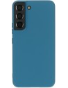 Mobiparts Silicone Cover Samsung Galaxy S22 Blueberry Blue