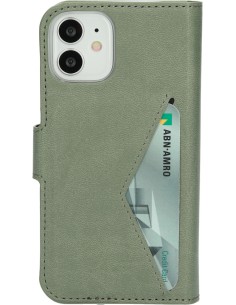 Mobiparts Classic Wallet Case Apple iPhone 12 Mini Stone Green 2
