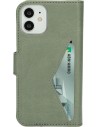 Mobiparts Classic Wallet Case Apple iPhone 12 Mini Stone Green