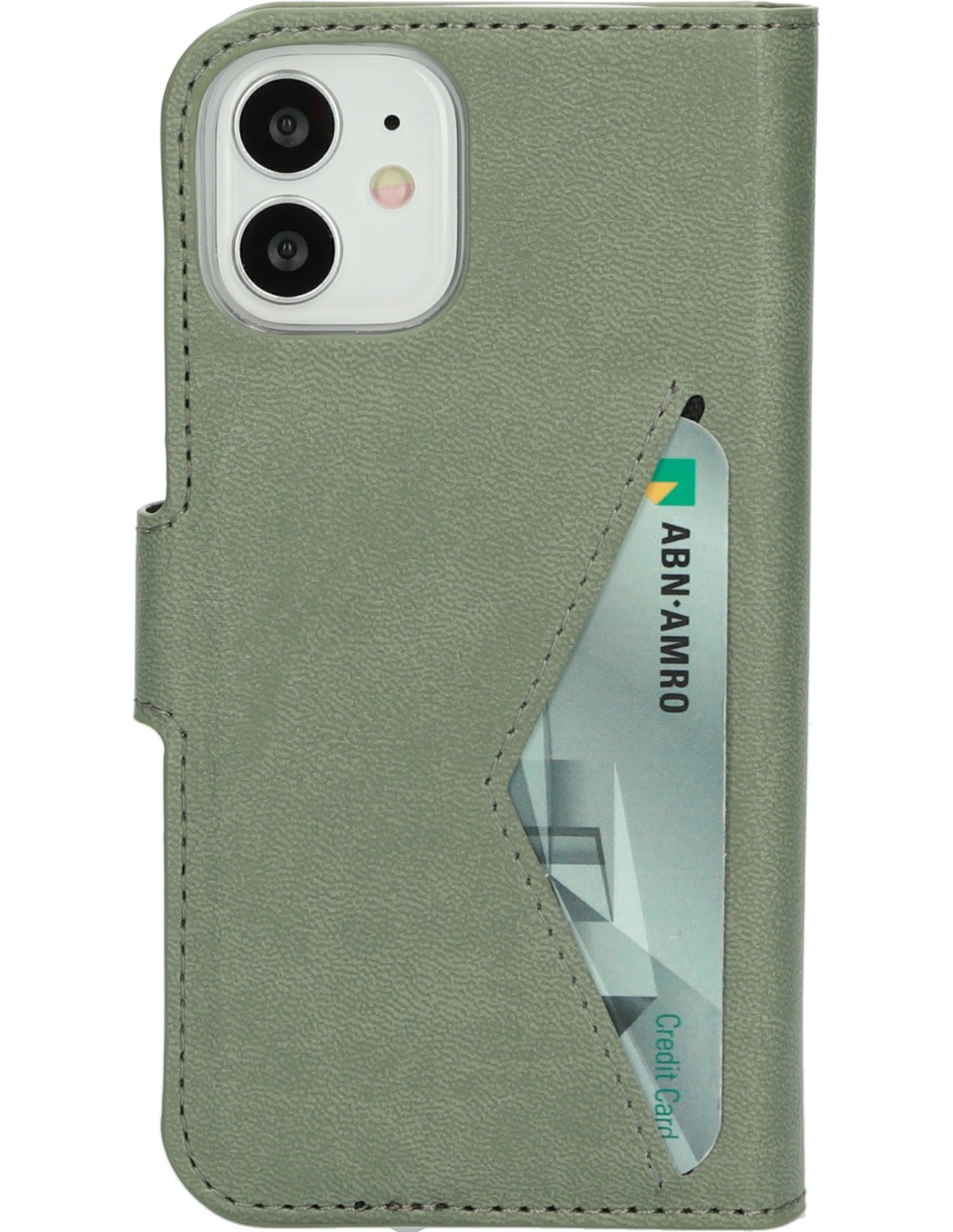 Mobiparts Classic Wallet Case Apple iPhone 12 Mini Stone Green