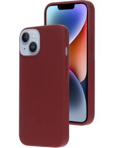 Mobiparts Silicone Cover Apple iPhone 14 Plum Red