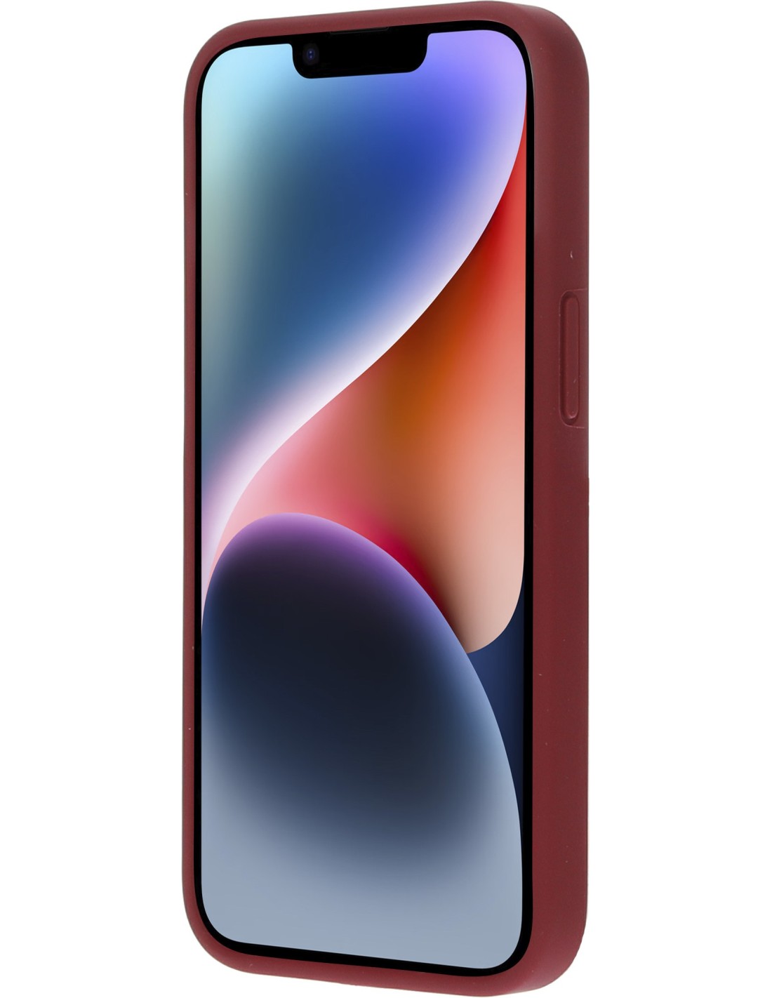 Mobiparts Silicone Cover Apple iPhone 14 Plum Red