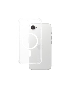 CARE by PanzerGlass Fashionable Case Samba Transparent w. White MagSafe iPhone 16e