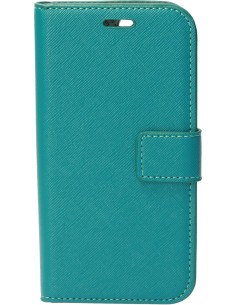 Mobiparts Saffiano Wallet Case Apple iPhone 13 Turquoise 2