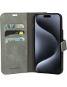 Mobiparts Classic Wallet Case Apple iPhone 15 Pro Max Granite Grey