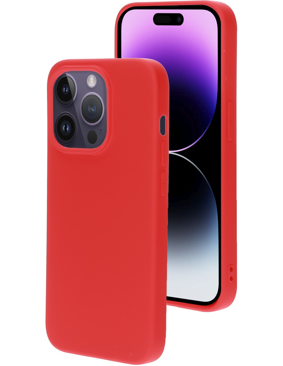 Mobiparts Silicone Cover Apple iPhone 14 Pro Scarlet Red