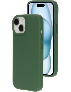 Mobiparts Silicone Cover Apple iPhone 15 Forest Green