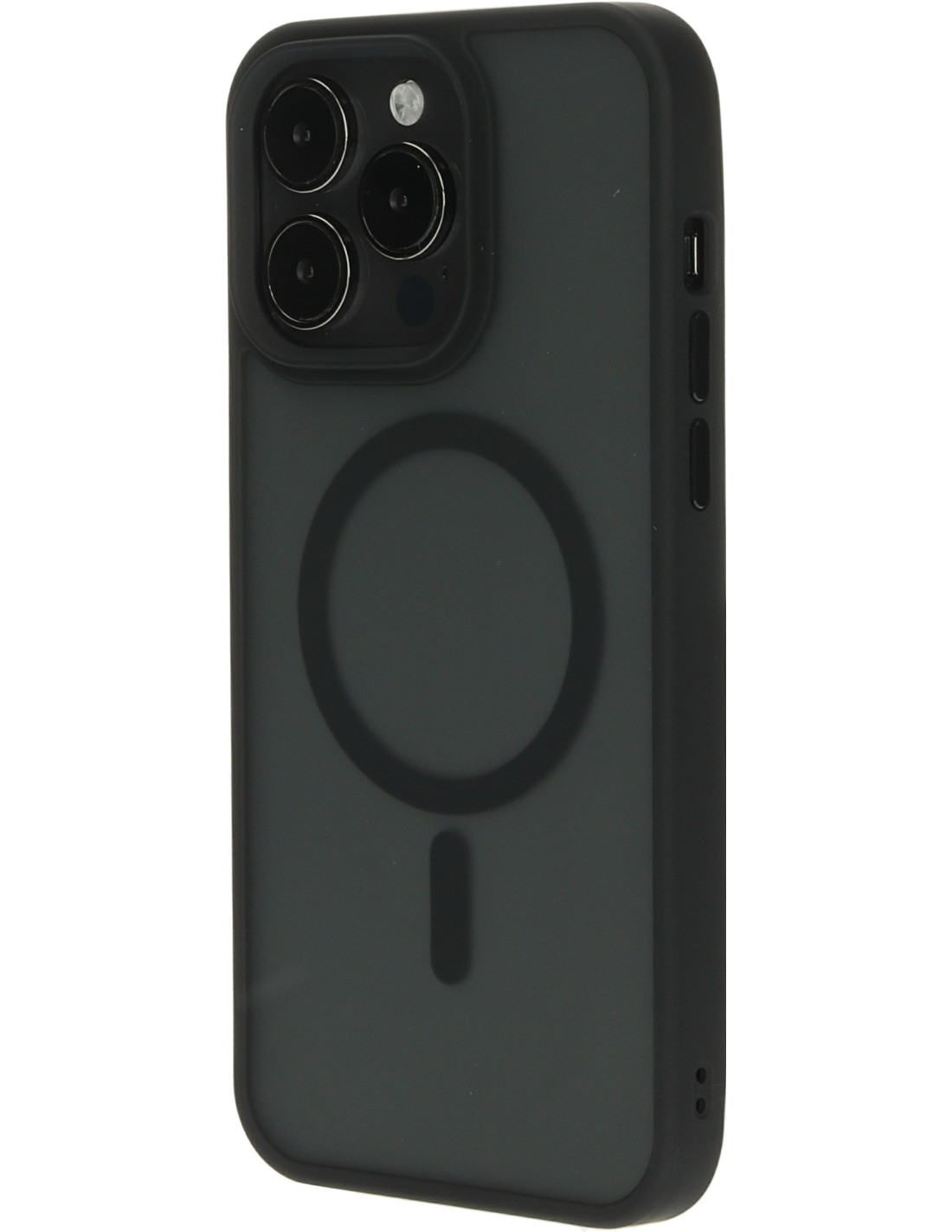 Mobiparts Hardcover Apple iPhone 15 Pro Max Satin Black (Magsafe Compatible)