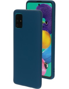 Mobiparts Silicone Cover Samsung Galaxy A51 (2020) Blueberry Blue