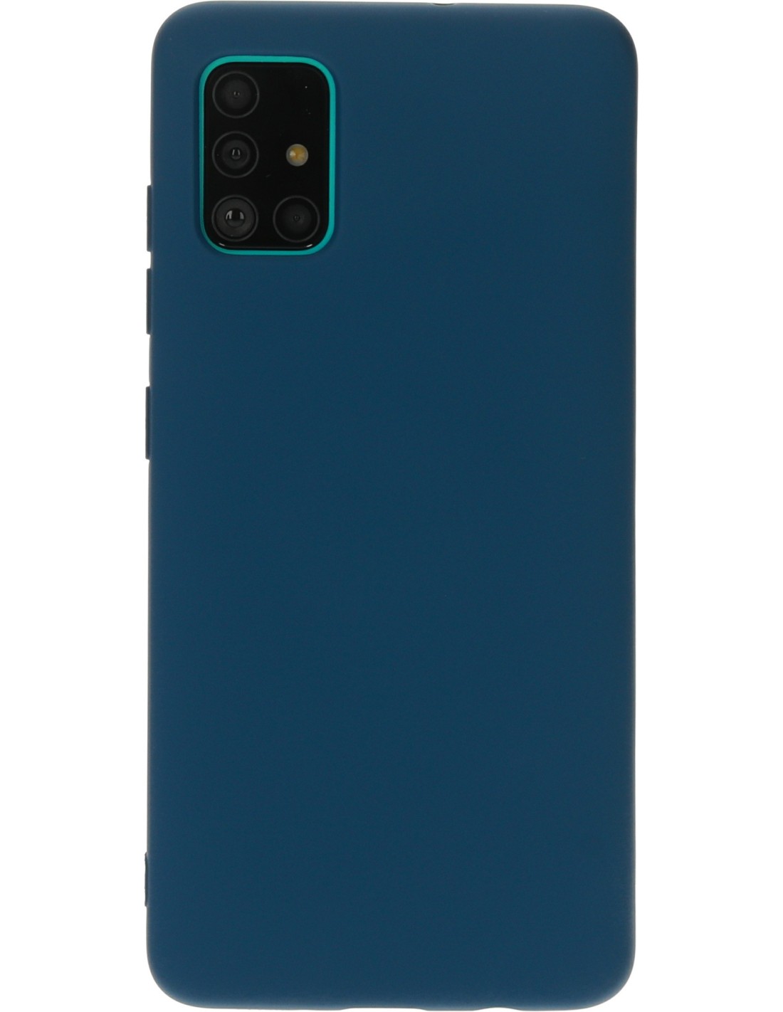 Mobiparts Silicone Cover Samsung Galaxy A51 (2020) Blueberry Blue