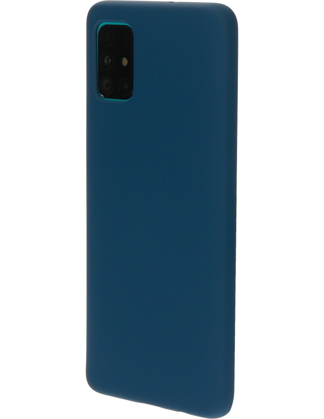 Mobiparts Silicone Cover Samsung Galaxy A51 (2020) Blueberry Blue
