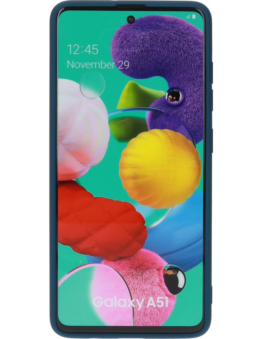 Mobiparts Silicone Cover Samsung Galaxy A51 (2020) Blueberry Blue