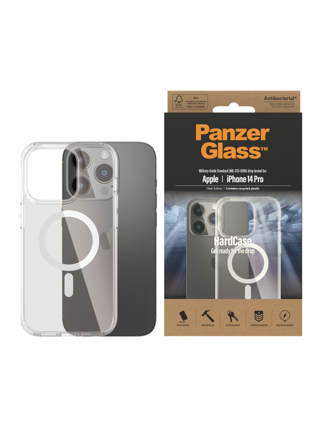 PanzerGlass Apple iPhone 14 Pro MagSafe HardCase Clear
