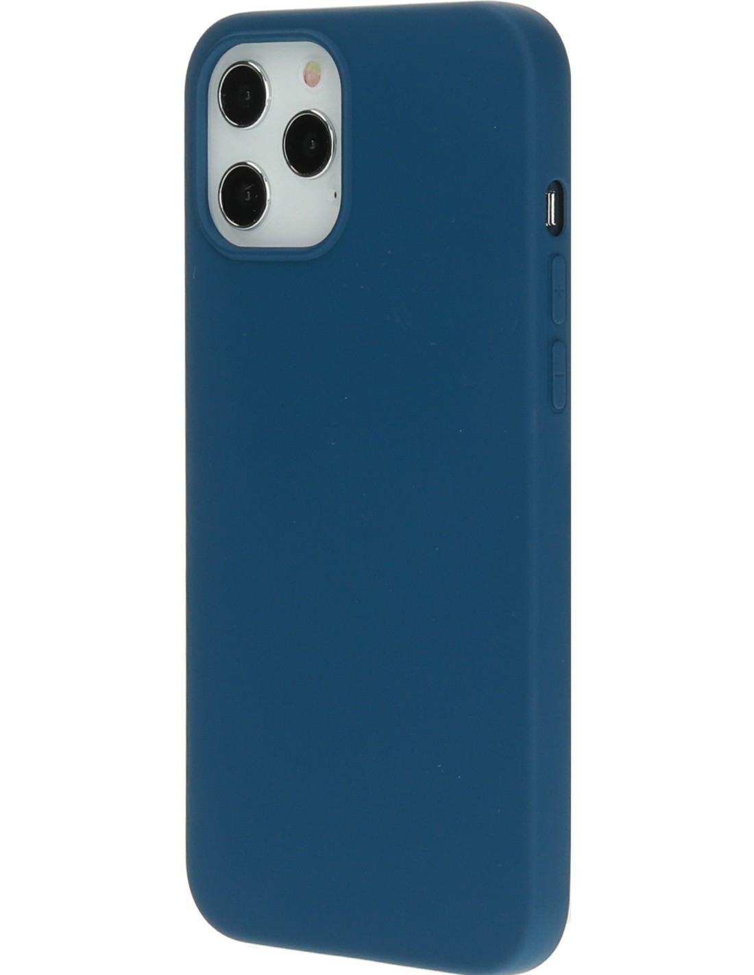 Mobiparts Silicone Cover Apple iPhone 12 Pro Max Blueberry Blue