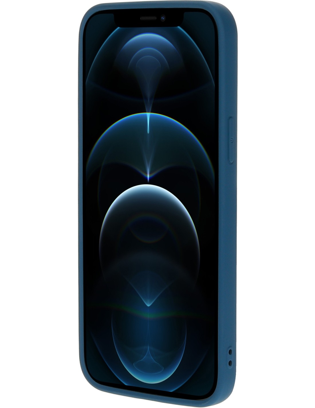 Mobiparts Silicone Cover Apple iPhone 12 Pro Max Blueberry Blue