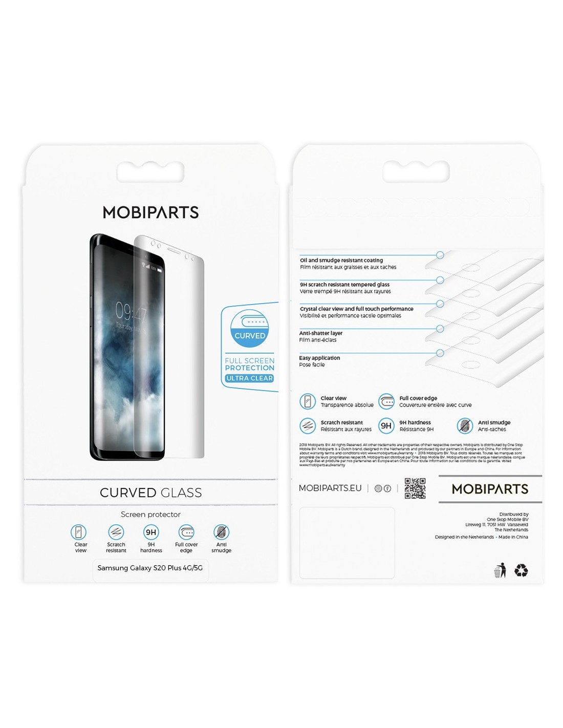 Mobiparts Curved Glass Samsung Galaxy S20 Plus 4G 5G