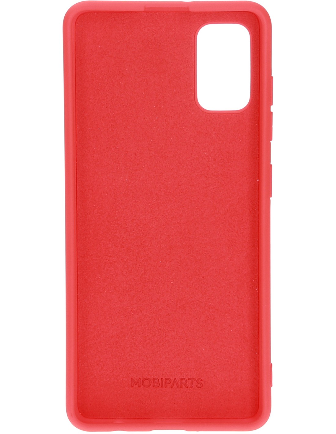 Mobiparts Silicone Cover Samsung Galaxy A41 (2020) Scarlet Red