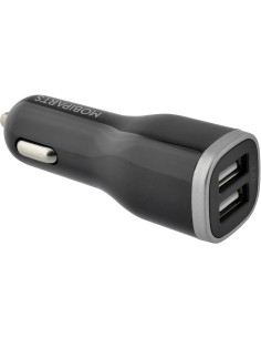 Mobiparts Car Charger Dual USB 12W 2.4A + Micro USB Cable Black 2