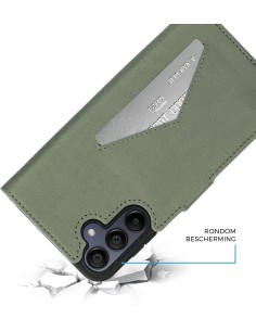 Mobiparts Classic Wallet Case Samsung Galaxy A15 Stone Green 2