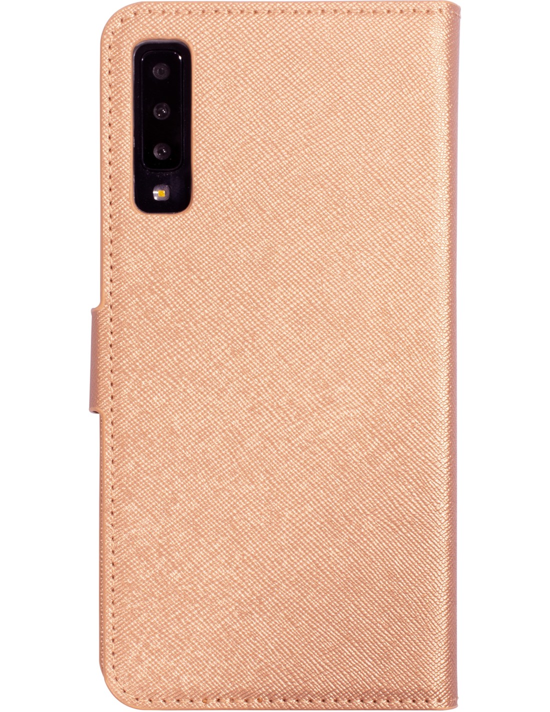 Mobiparts Saffiano Wallet Case Samsung Galaxy A7 (2018) Copper