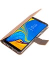 Mobiparts Saffiano Wallet Case Samsung Galaxy A7 (2018) Copper
