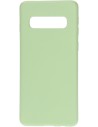 Mobiparts Silicone Cover Samsung Galaxy S10 Pistache Green