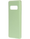 Mobiparts Silicone Cover Samsung Galaxy S10 Pistache Green