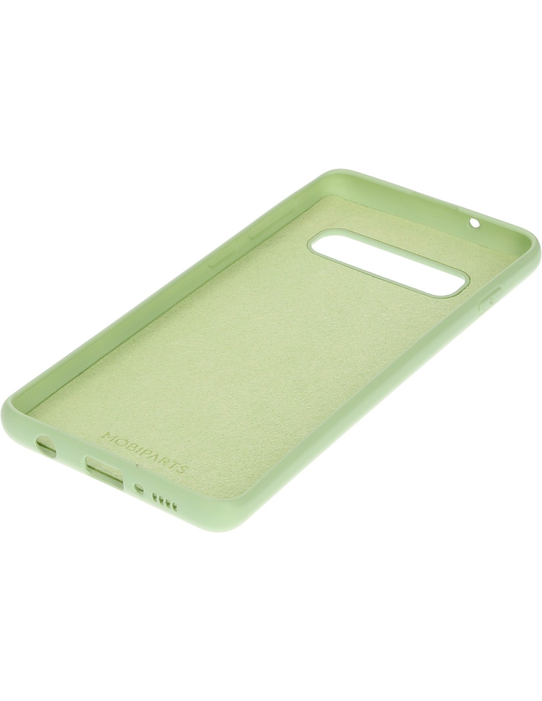 Mobiparts Silicone Cover Samsung Galaxy S10 Pistache Green