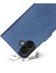 Mobiparts Classic Wallet Case Apple iPhone 16 Steel Blue (MagSafe Compatible) 2