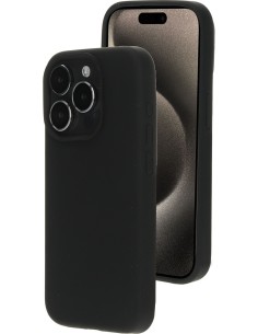 Mobiparts Silicone  Cover Apple iPhone 15 Pro Black (Magsafe Compatible)