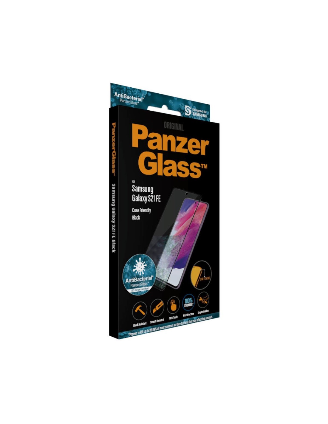 PanzerGlass Samsung Galaxy S21 FE (2022) Black CF Super+ Glass