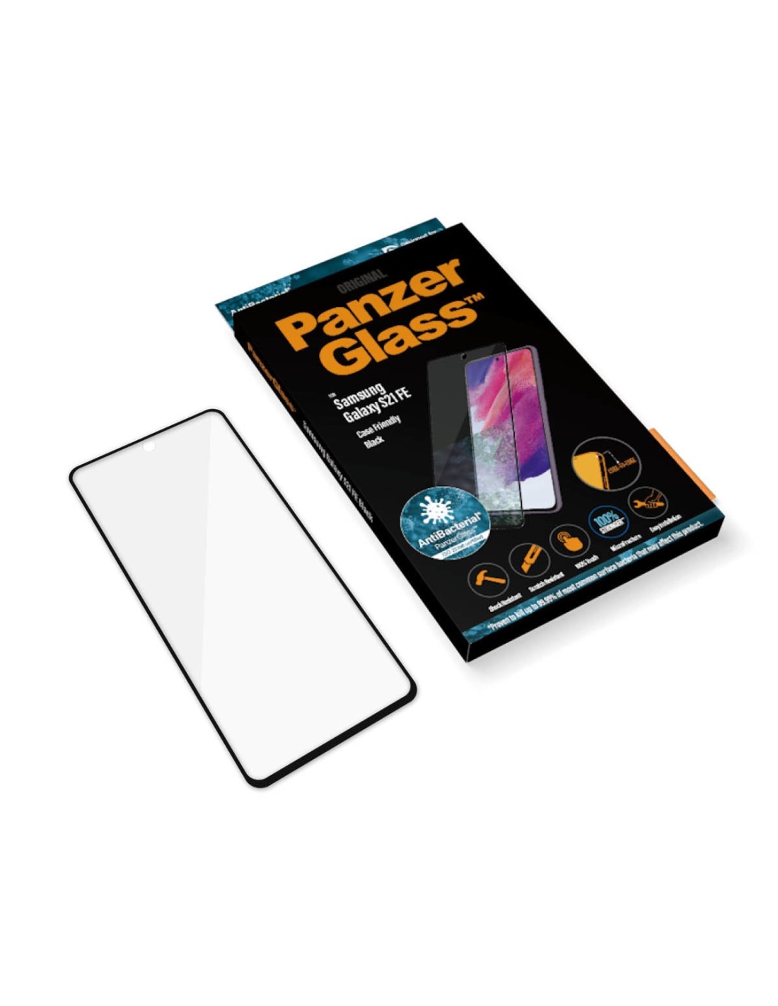 PanzerGlass Samsung Galaxy S21 FE (2022) Black CF Super+ Glass