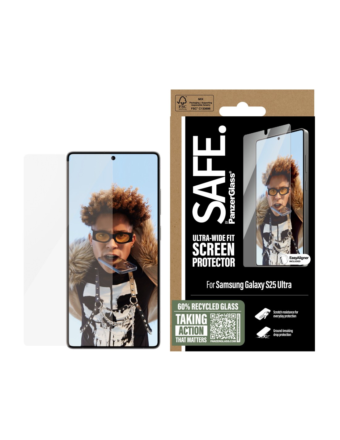 SAFE by Panzerglass Samsung Galaxy S25  Ultra - Ultra-Wide-Fit