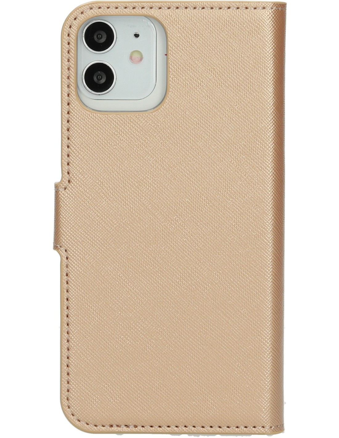 Mobiparts Saffiano Wallet Case Apple iPhone 12 12 Pro Copper