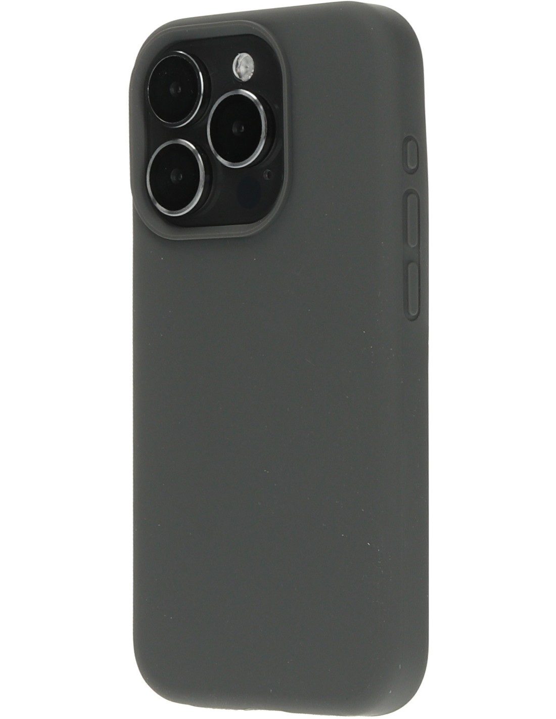 Mobiparts Silicone Cover Apple iPhone 15 Pro Urban Grey