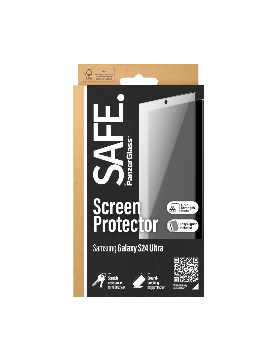 SAFE by Panzerglass Samsung Galaxy S24 Ultra - Ultra-Wide-Fit
